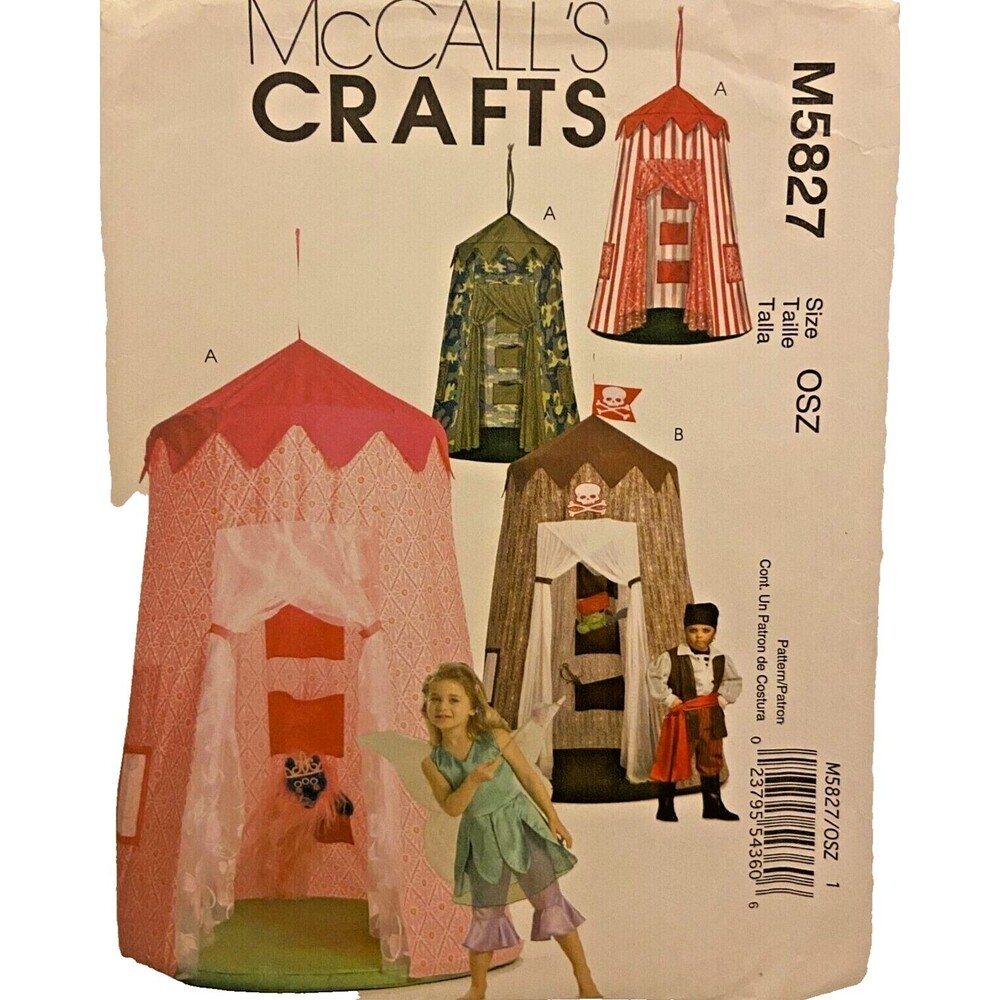 #M5827 McCalls Crafts Play Canopy Sewing Pattern
